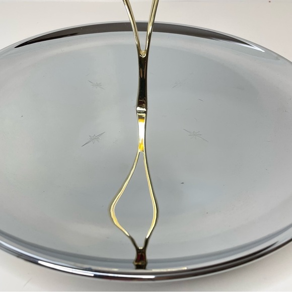 Vintage Riviera Chrome Tidbit Tray Single Model C-12 Original Box - Picture 4 of 15